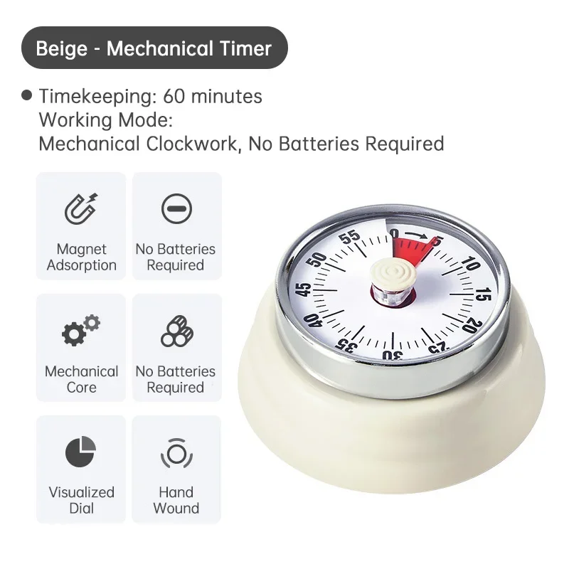 

Механический кухонный таймер Zackoo