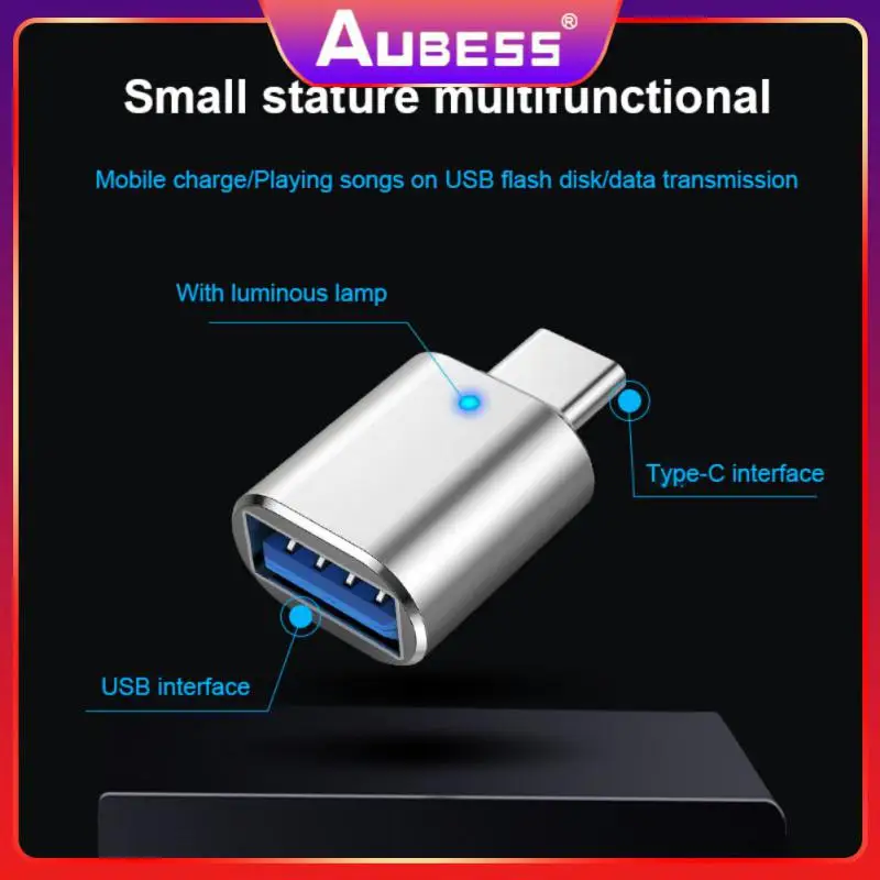 

Convenient Converter Usb Type-c Female Connector Usbc Otg Connector Aluminum For Samsung Xiaomi Typec Adapter Phone Accessories