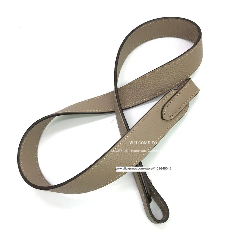 30mm Togo Leather Shoulder Strap For Bag Replaceable shoulderstrap removable bag strap