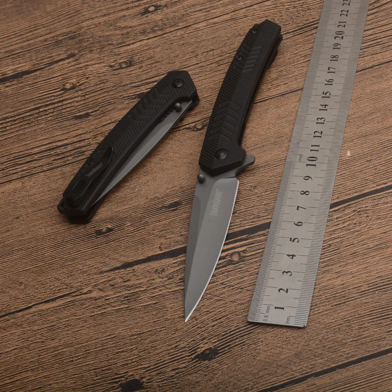

Kershaw1386 Folding Outdoor Camping Pocket Knife 8CR13 Blade ABS Handle Hunting Survival Tactical Fruit knives EDC Kitchen Tools