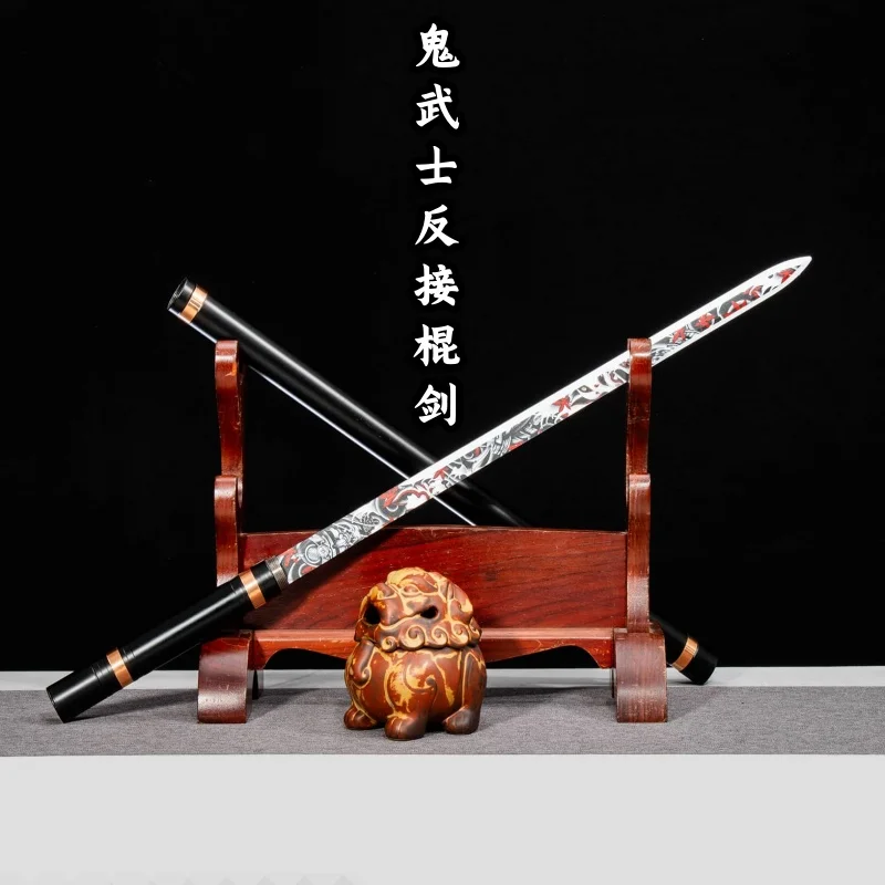 Интегрированный меч палка и нож из высокомарганцевой стали Longquan City может быть