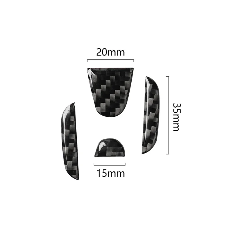 Логотип рулевого колеса автомобиля наклейка из углеродного волокна защитное