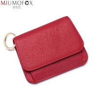 2022 new womens wallets mini genuine leather female small card holder short purses with coin pocket designer wallet card holder