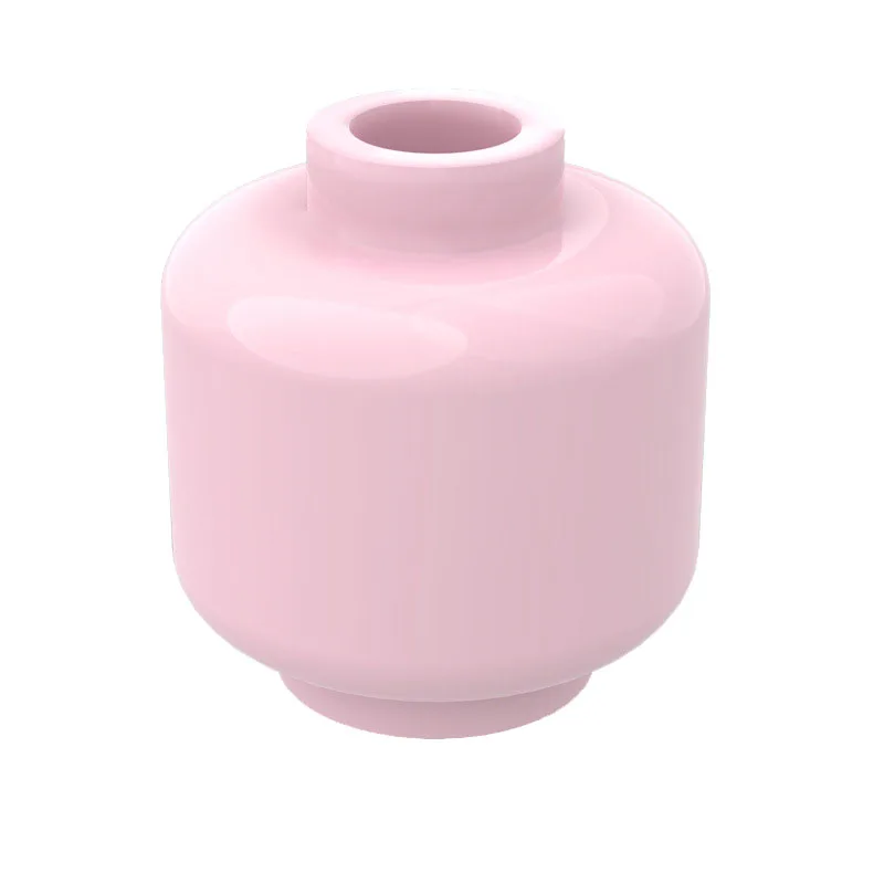 10pcs DIY MOC For 3626 Building block figures parts Body Part Head (Plain) - Blocked Open Stud