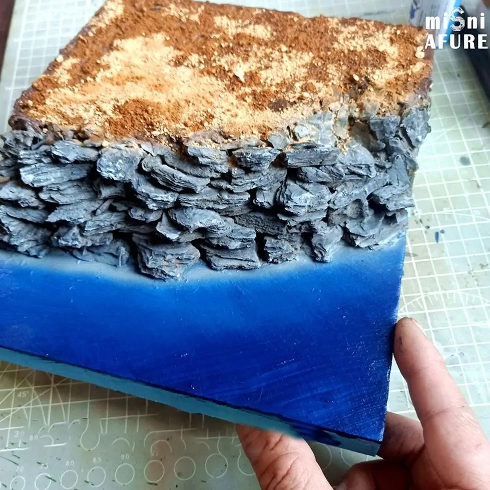 Аксессуары создание искусственных микроландшафтов песок стол компоновка горная