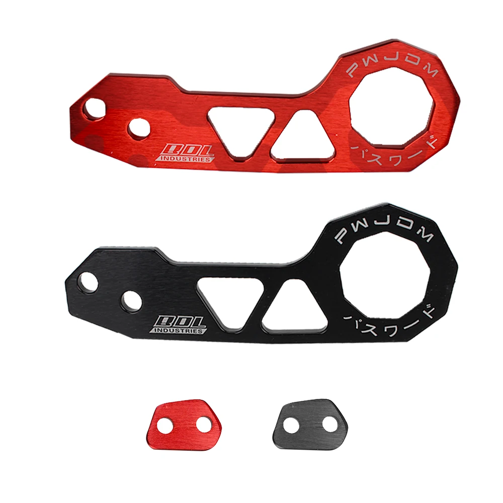 

Rhombic Towbar AK-8108 Car Auto Rear Bumper Towing Tools for JDM Car Front Trailer Hook Aluminum Alloy Universal