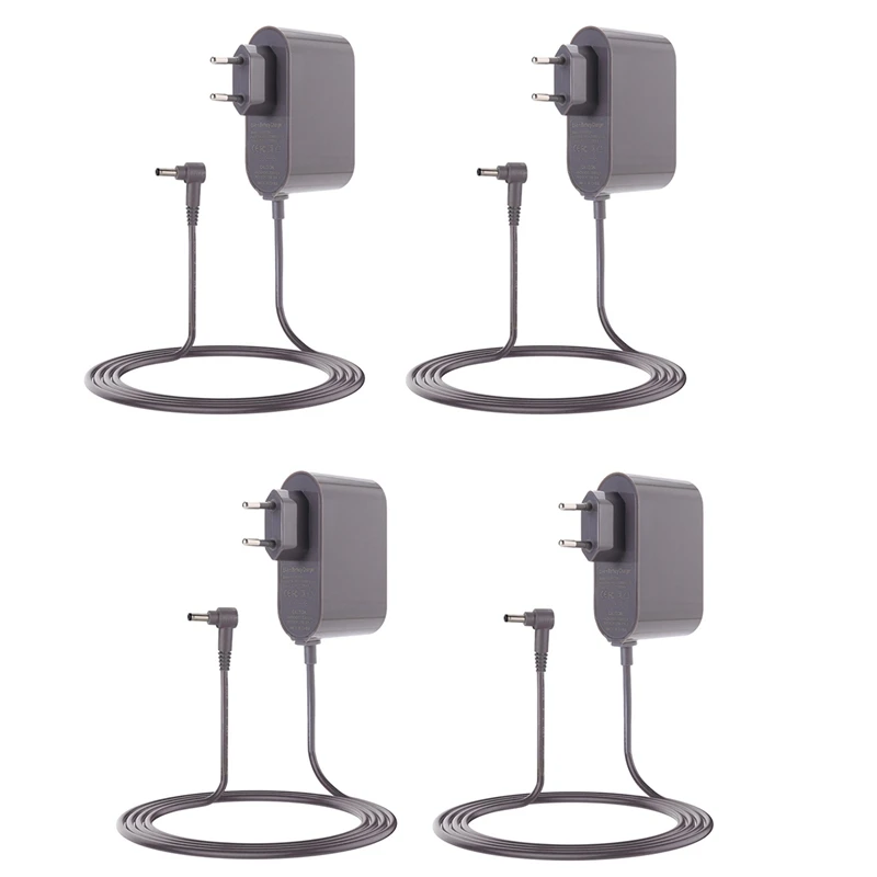 

4X Replacement Charger For Dyson V10 V15 Cordless Vacuum Power Supply 30.45V 1.1A EU Plug