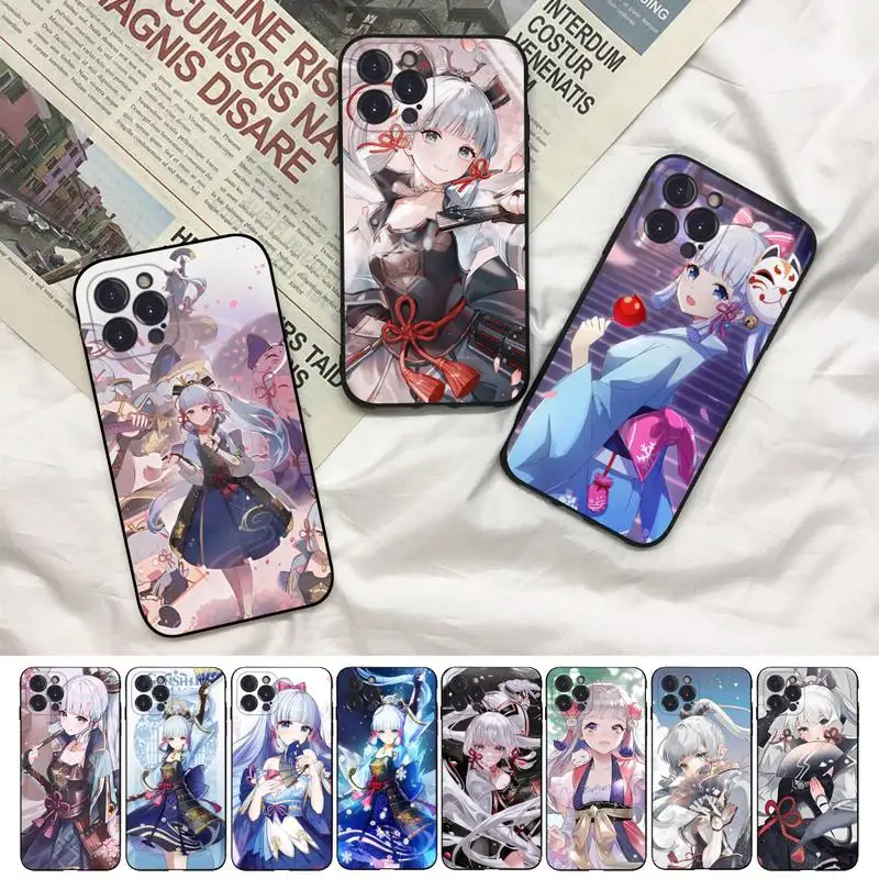 

Cute Kamisato Ayaka Phone Case For iPhone 8 7 6 6S Plus X SE 2020 XR XS 14 11 12 13 Mini Pro Max Mobile Case