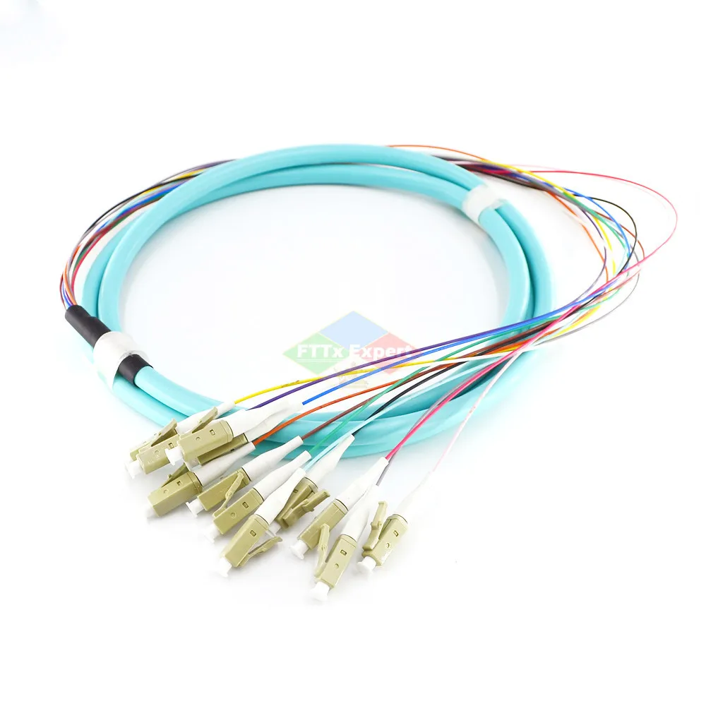 Волоконно-оптический контур 1 5 м 12 ядер LC Multimode 50/125 10 ГБ OM3 | Мобильные телефоны и