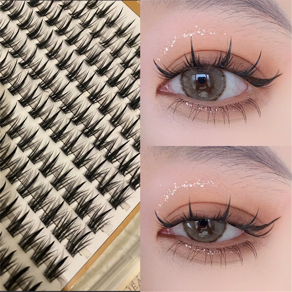 

Волшебные накладные ресницы, накладные ресницы ручной работы, маленький дьявол, естественные накладные ресницы