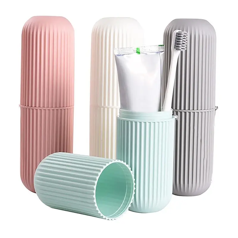 

Convenient Travel Wash Cup Bathroom Toothpaste Holder Cosmetic Storage Box Creative Travel Supplies Storage Box