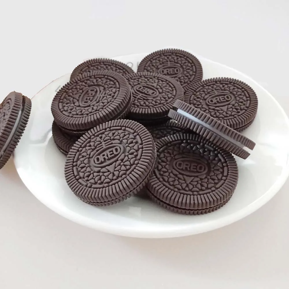 

Simulation Oreo Cookies Fake Cake Artificial Food Model Children Photography Prop Bakery Decoration Wedding Party Home Decor