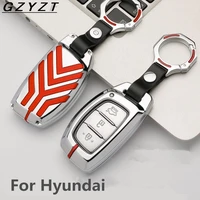 zinc alloy car key cover case for hyundai i10 i20 i30 verna sonata elantra accent ix25 ix35 ix45 tucson protection accessories