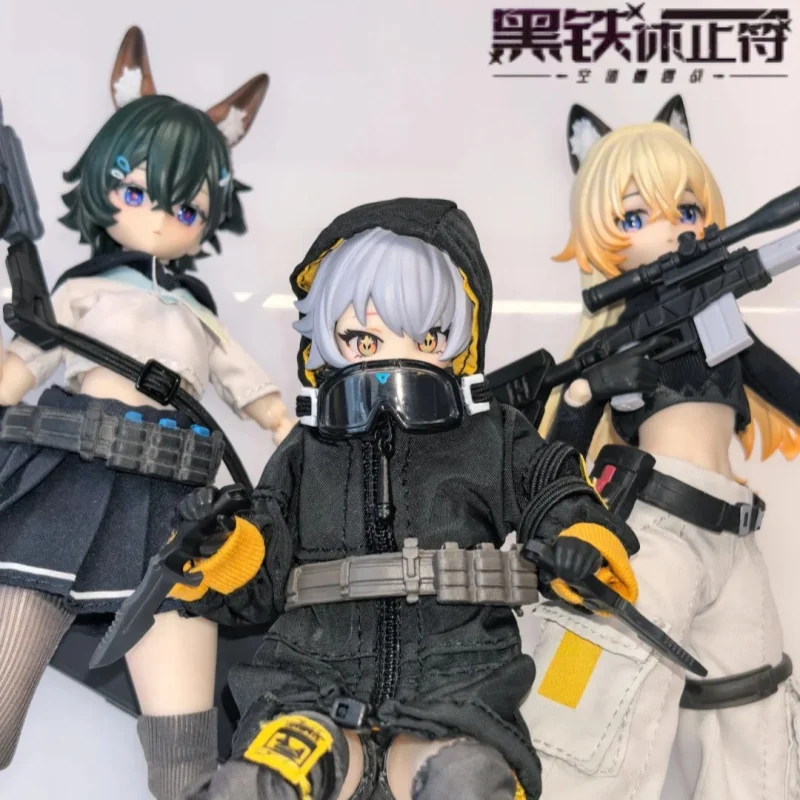 Фото Оригинальная игрушка Neo Eden Toys Black Iron Rest Series 1/12 MJD, 6-дюймовая фигурка в закрытой упаковке, модель для украшения рабочего стола, подарок на день рождения №1