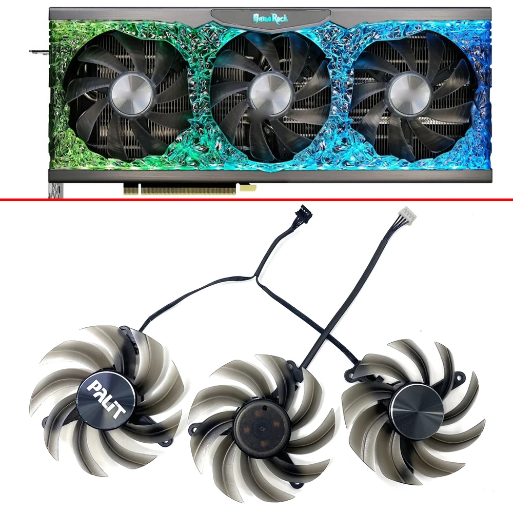 Кулер игровой для видеокарты, 82 мм, RTX3070 RTX3080 RTX3090