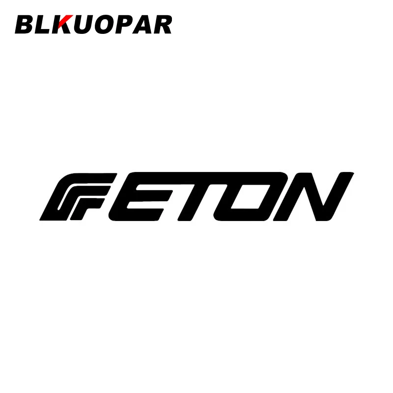 

Автомобильная наклейка BLKUOPAR ETON, водонепроницаемая забавная наклейка, персонализированная оригинальная устойчивая к царапинам кондиционе...