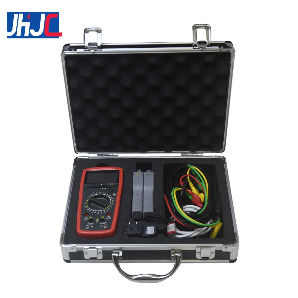 AC Motor Transformer Double Clamp Meter Digital Phase Voltammeter Volt-Ampere Sequence Tester Voltage Meters Tools