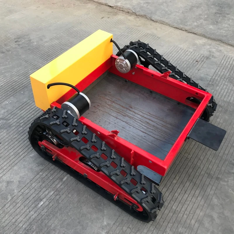 

Multifunctional mini electric crawler chassis parts, high-quality small transport dump truck