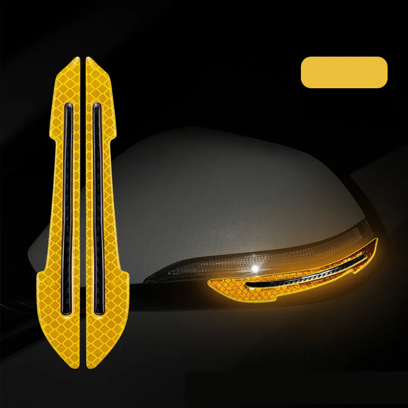 Автомобильные зеркальные светоотражающие наклейки для ford focus 2 kia rio chevrolet cruze toyota
