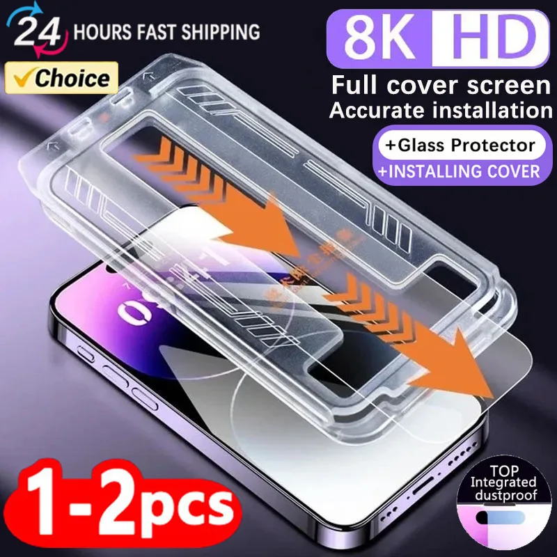 Фото Олеофобная Защитная Пленка 8K Для iPhone 13 11 12 14 Pro Max Mini X XR 15, Антибликовое №1