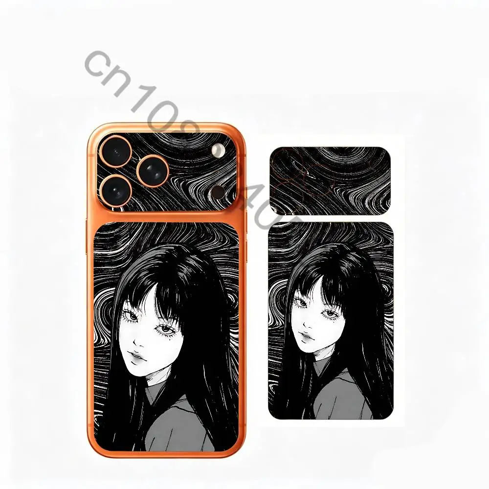 T-Tomie j-junji ito для iPhone 17pro или 17proMax: полноцветная защитная наклейка-пленка на заднюю панель корпуса (art.: 3920dc360f001) - 3920dc360f001