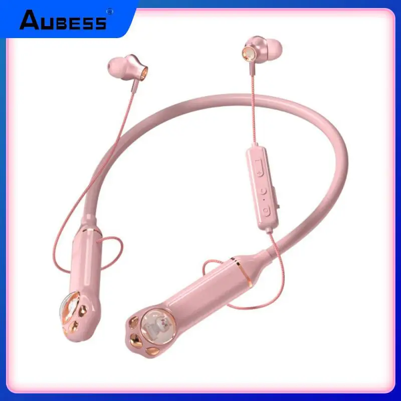 

New In Ear Earphones With High Quality Microphone Noise Reduction Hanging Neck Wireless Earphones Shocking Bass Low Latency