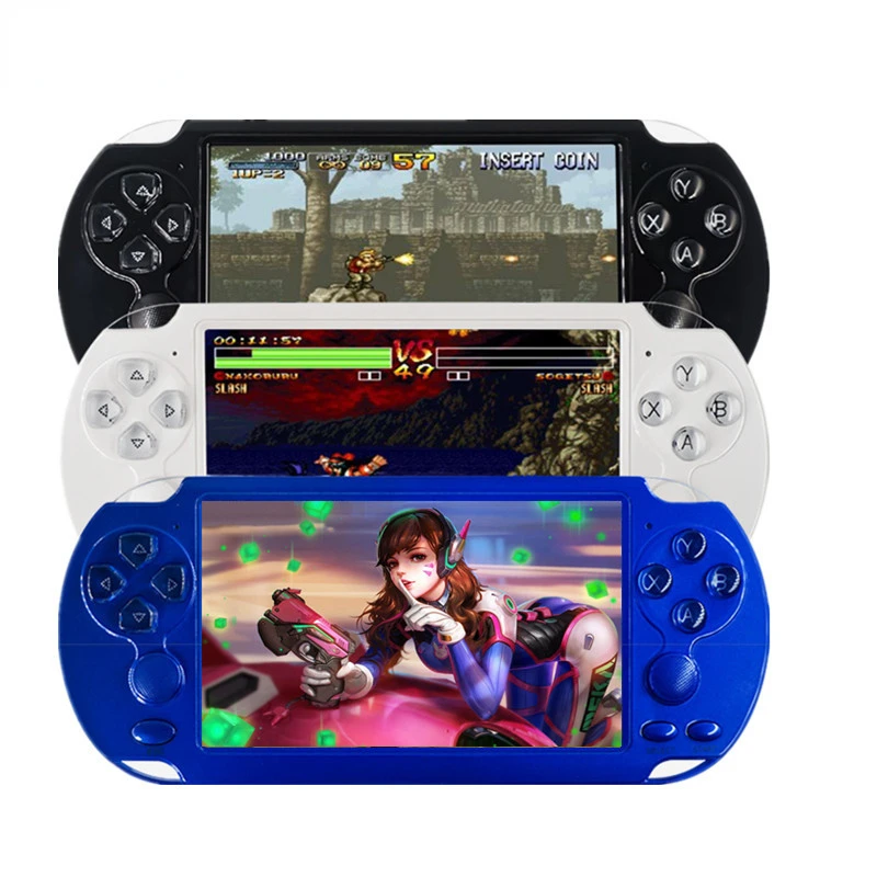 

Портативная игровая консоль X9 plus, 5,1 дюйма, 8 Гб ПЗУ, 10000 встроенных игр, Mp3, видеокамера