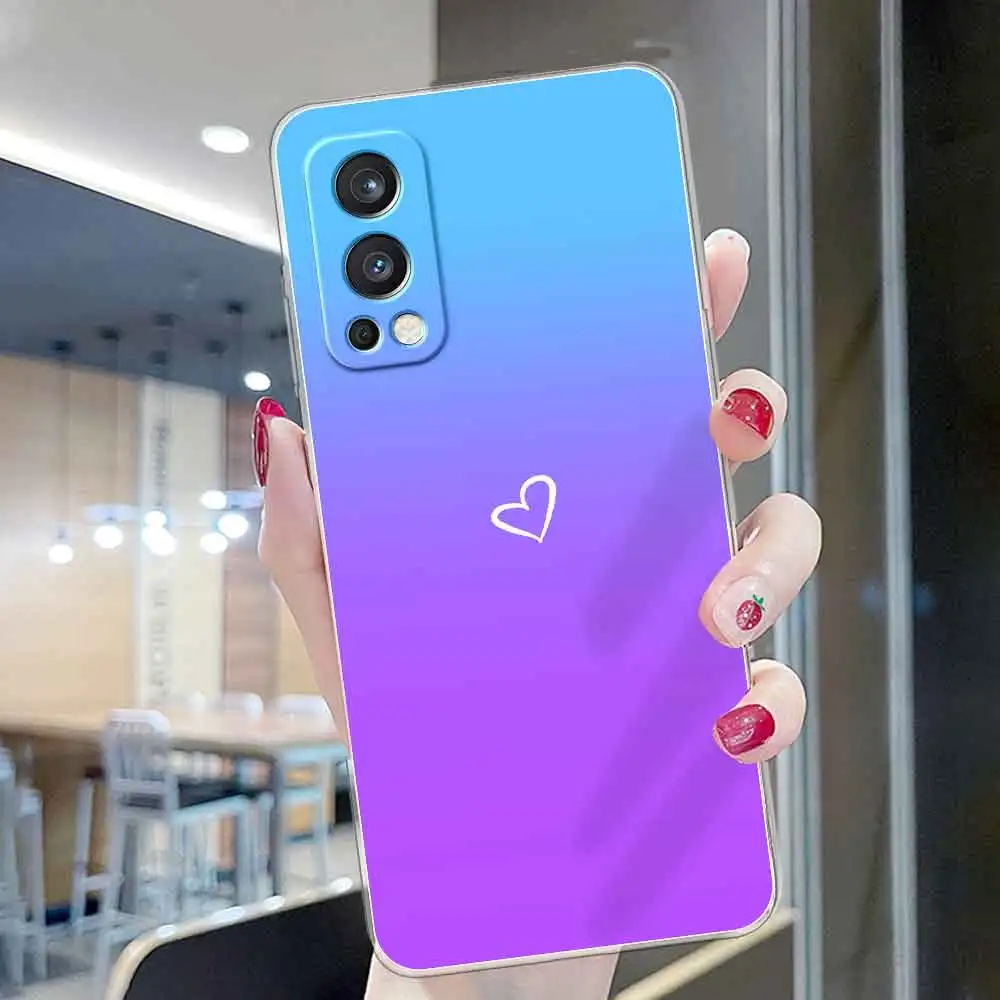 Противоударный чехол для OnePlus Nord 2 прозрачный мягкий силиконовый из ТПУ