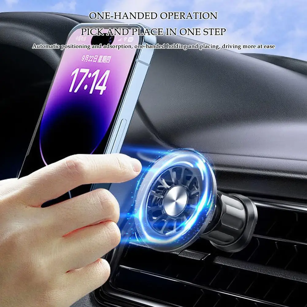 

5 Color Magnetic Phone Holder Car Mount For IPhone Car Air Vent Clip GPS Cellphone Mount Phone Bracket