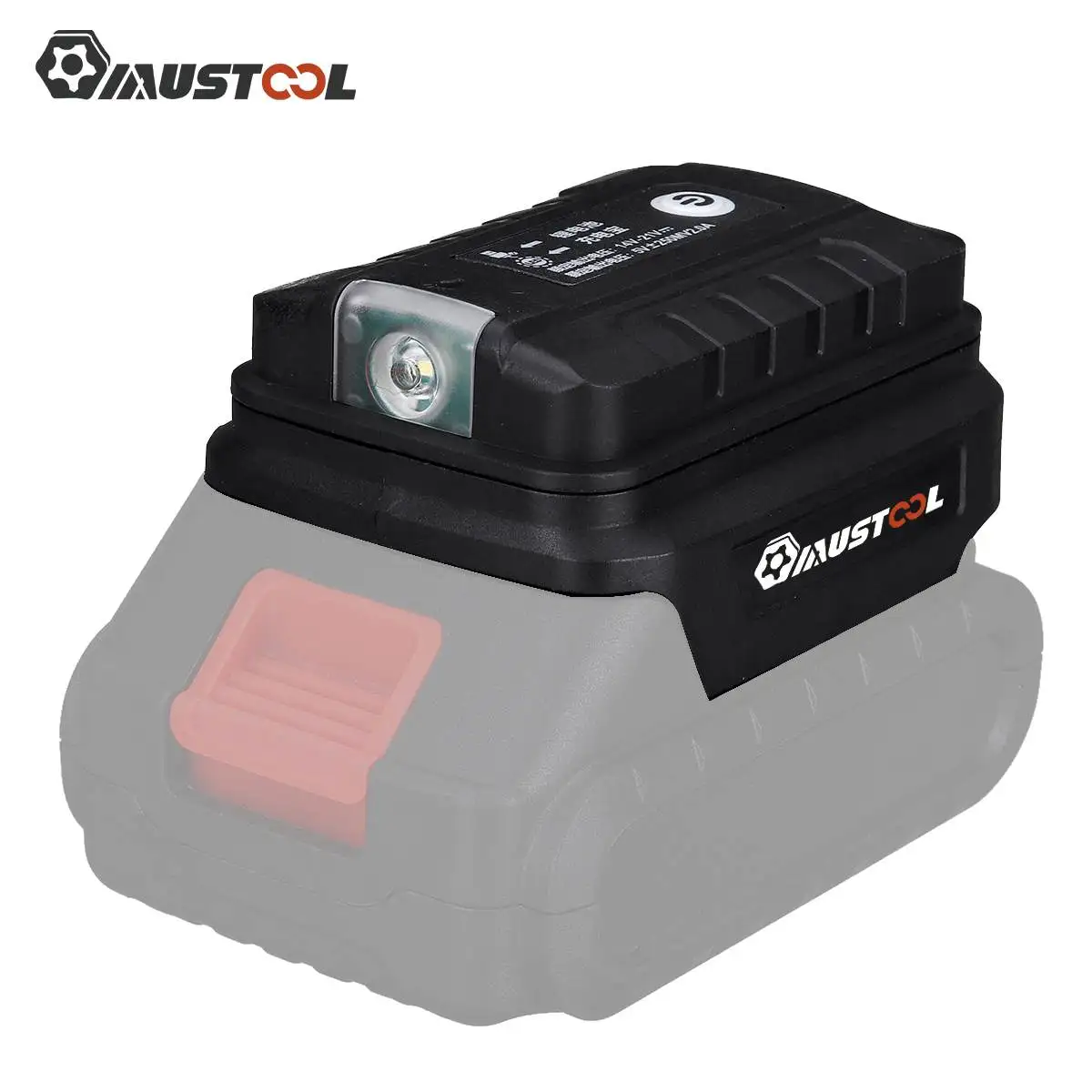 

Адаптер для аккумулятора mustools для Makita, 18 в, литий-ионная батарея, двойной USB-преобразователь, внешний аккумулятор, зарядное устройство для те...