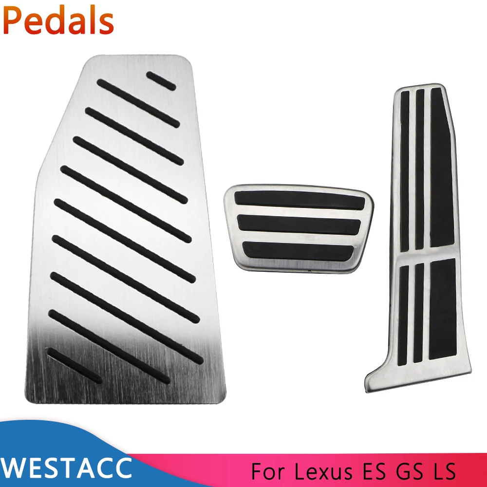 

Car Pedals for Lexus ES 2018-2021 GS 200t 300h 2016-2021 LS 460 350 500 2016-2021 Gas Brake Rest Pedal Covers Accessories
