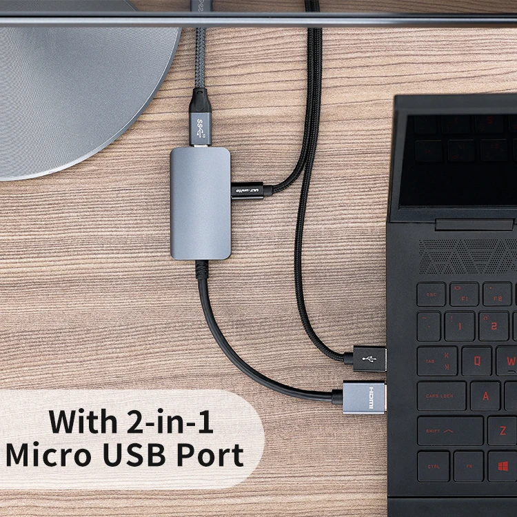 Новинка 2023 внешний адаптер USB Type C (мама)-HDMI (папа) 3.1 вход в HDMI-совместимый выход HD 4K