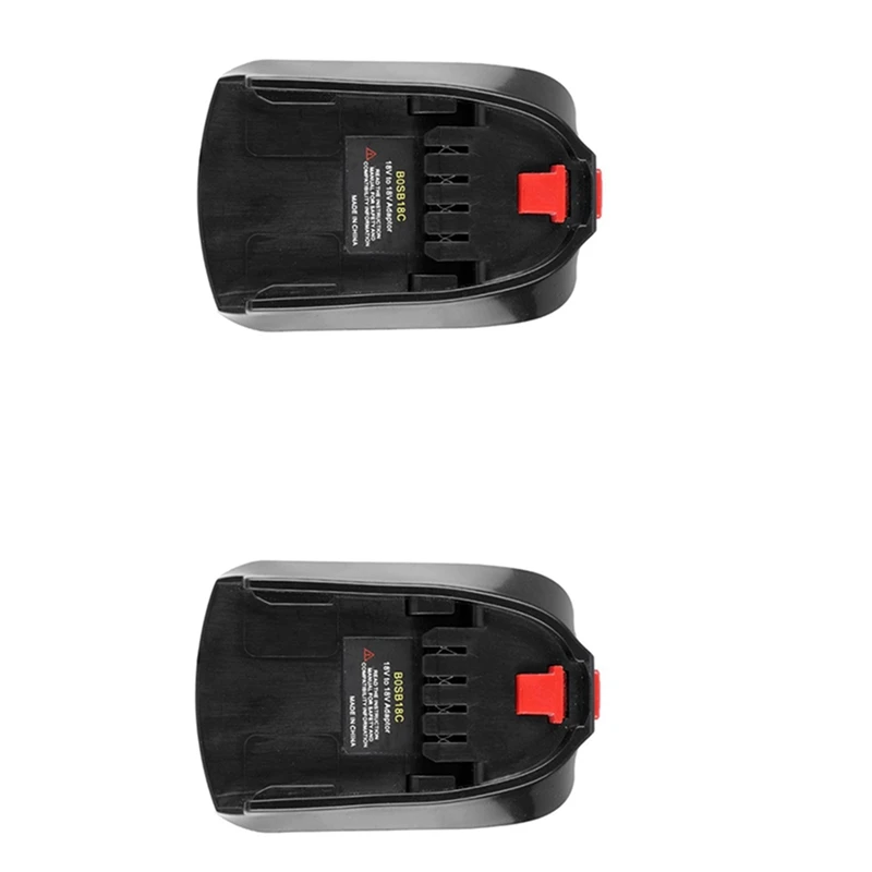 

2Pcs Battery Adapter Use For 18V Li-Ion Battery BAT618 On Home Lithium Electrical Power Tool Replace All 18V