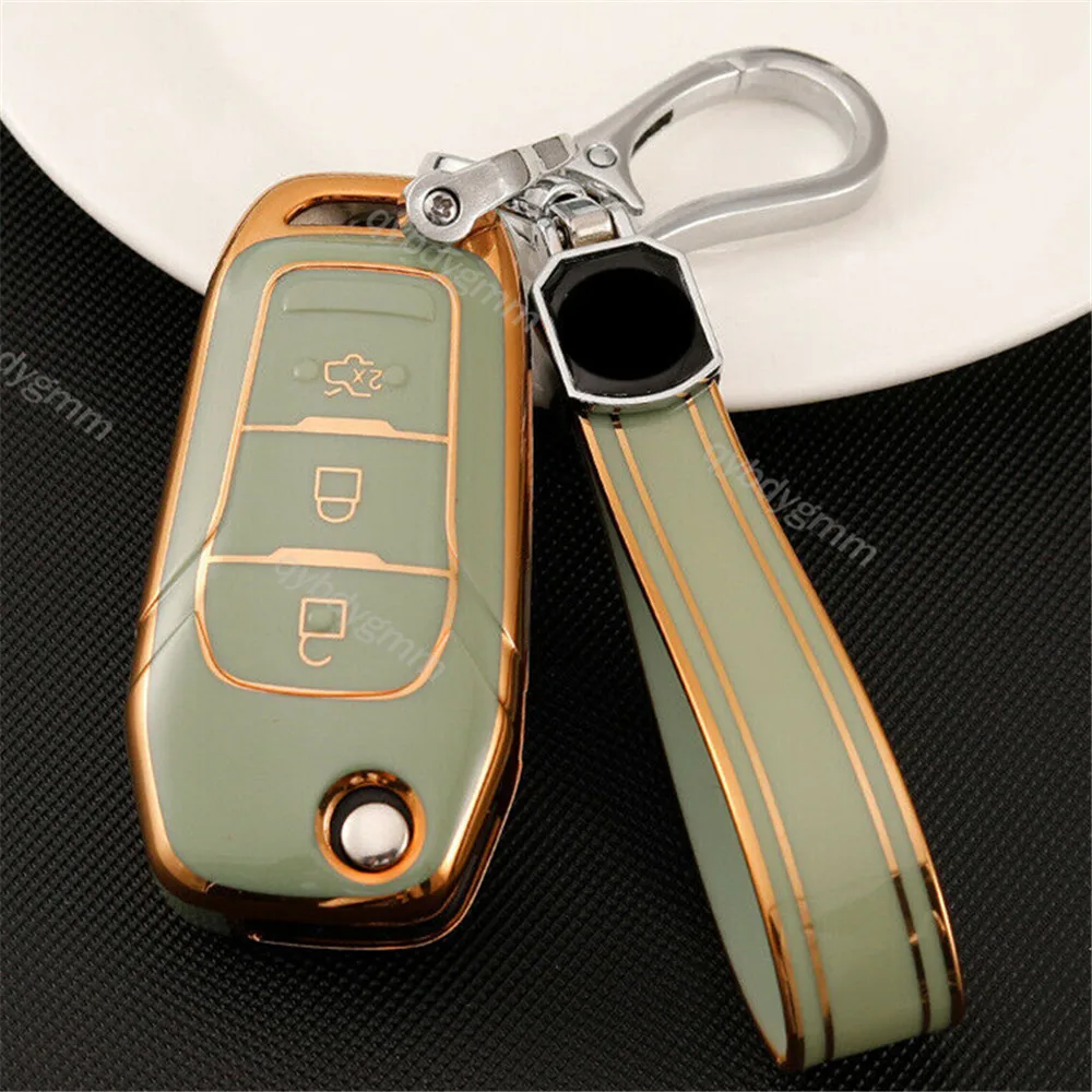 

TPU Car Remote Smart Key Fob Case Cover Shell Holder Keyless For Ford F-150 Ranger Explorer EcoSport Auto Key Frame Skin