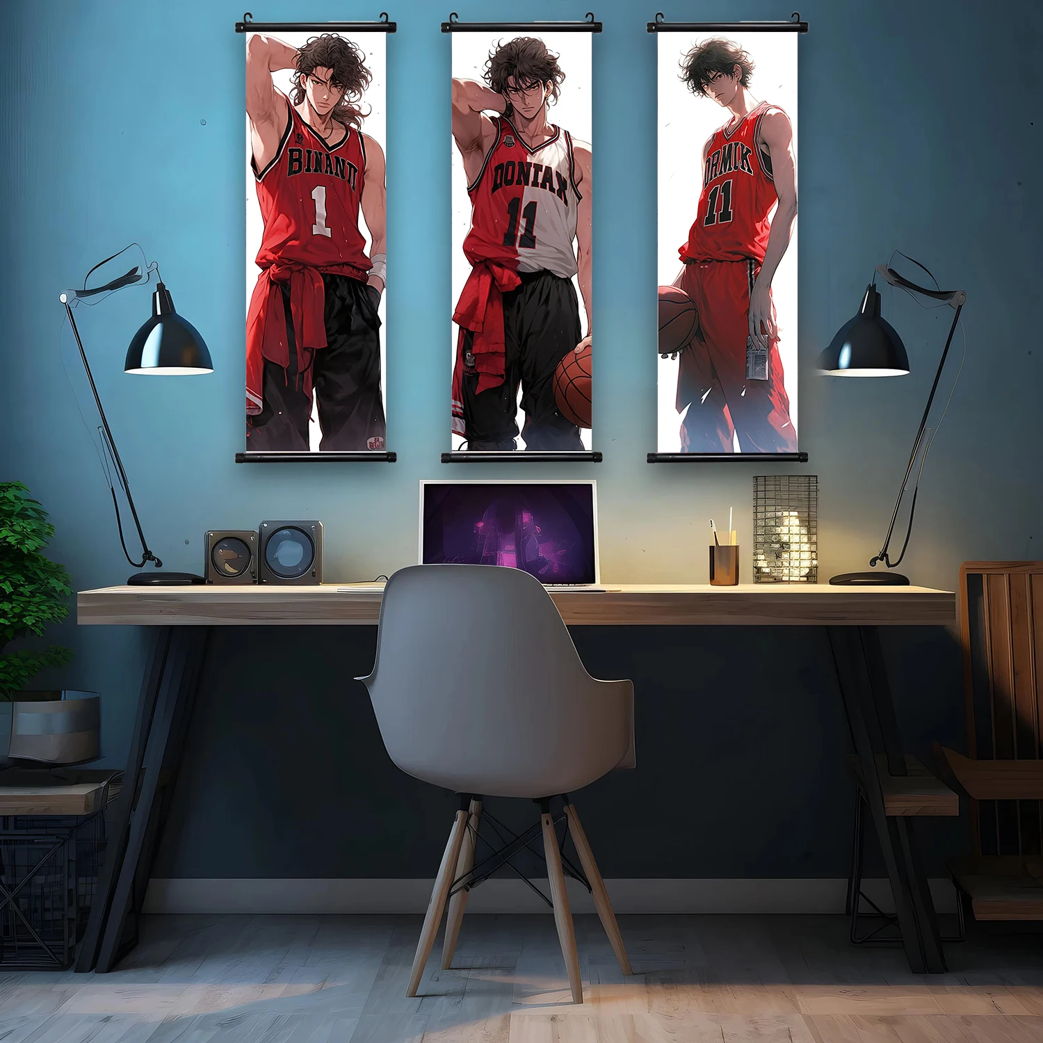 Японское популярное аниме SLAM DUNK обои настенная живопись на холсте картина печать