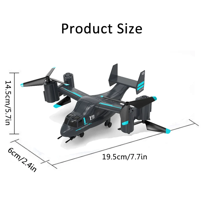 LM19 RC Helicopter V22 Osprey 1080P HD Camera Drone WITH Lithium Battery WiFi 2.4GHz  Foldable Quadcopter Kids Toys Gifts enlarge