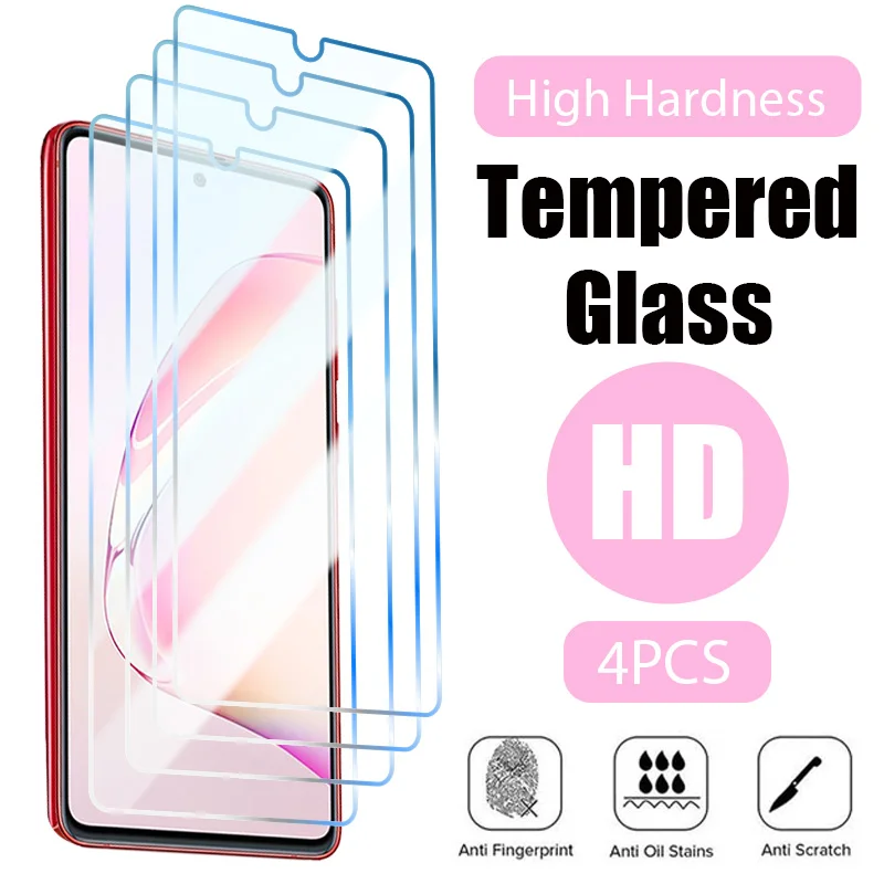 Защитное стекло для Samsung S23, S22 Plus, A04S, A03S, A02S, A30, A40, A10, 4 шт.