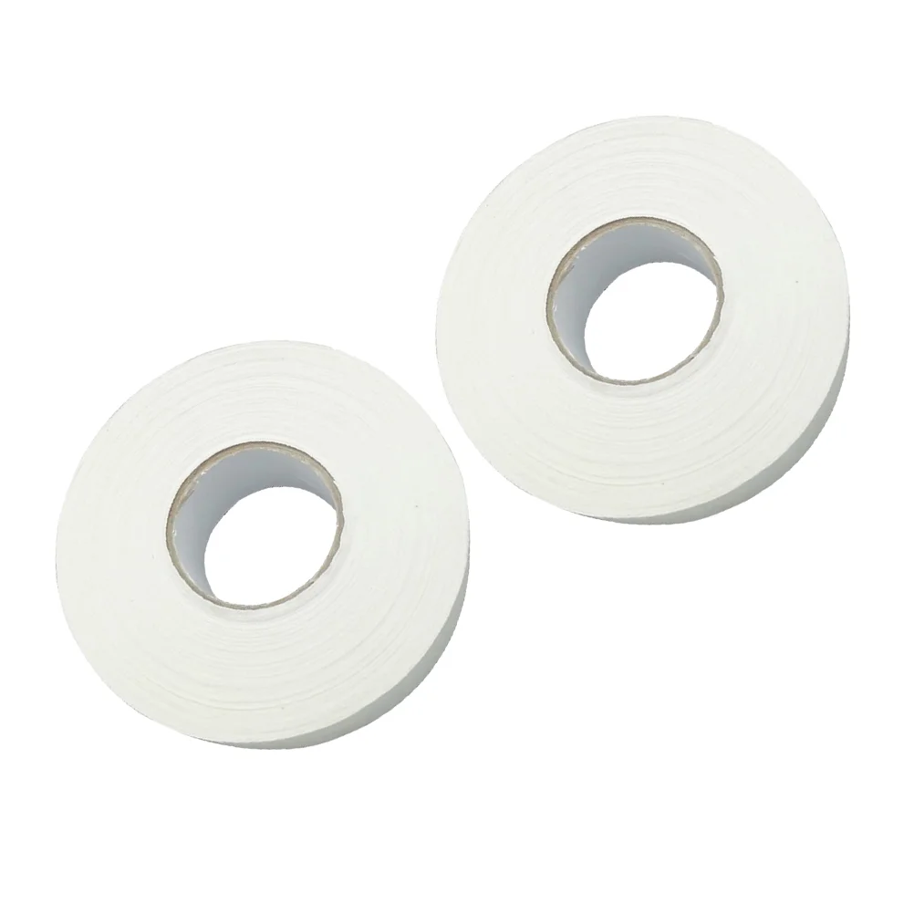 

2 Pcs 20M Colored Duct Tape Sticky Tape Anti- Sports Waterproof Tape Hockey Stick Wrapper for Practice Sports Use (White)