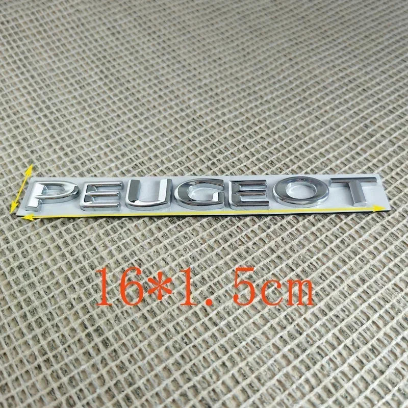 

Металлическая наклейка с эмблемой на задний багажник автомобиля с буквенным принтом для Peugeot Logo 3008 308 2008 208 408 4008 GT 5008 307 508 206 207 301 Украшение