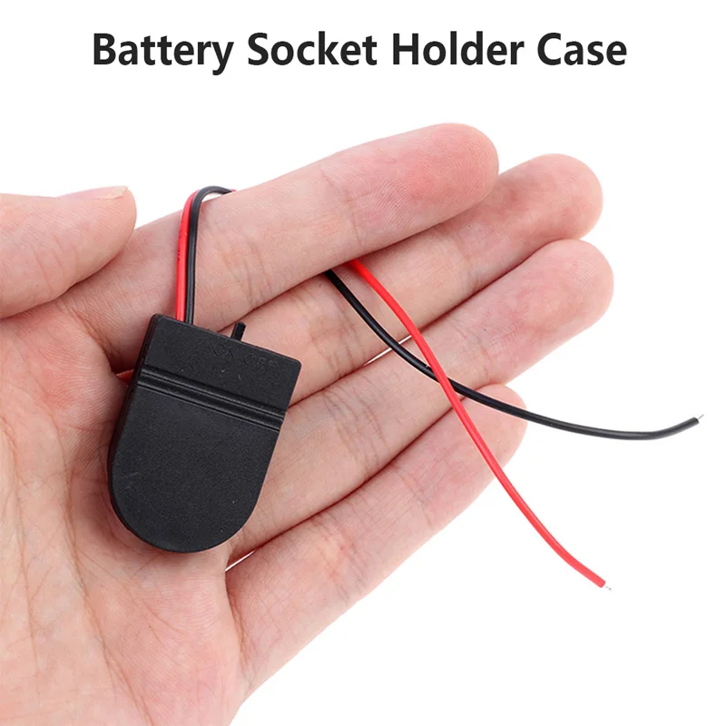 

1 Pcs CR2032 Button Coin Cell Battery Socket Holder Case Cover ON-OFF Switch