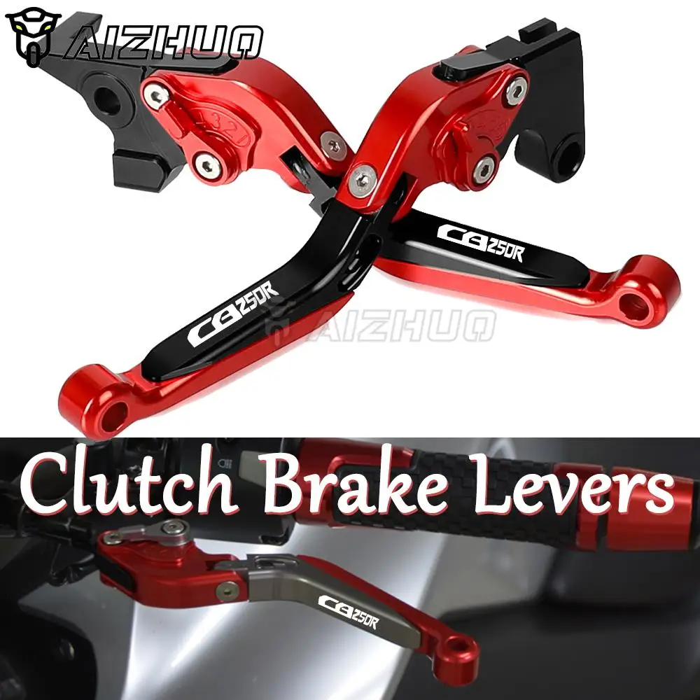 

For Honda CB250R 2017 2018 2019 CB250 R CB 250R 250 Motorcycle Adjustable Clutch Brake Levers Extendable Folding Handle Grips