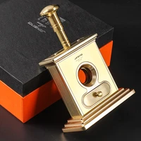 vintage high quality cigar cutter stainless steel cigar cutter cigar hole opener to send high end gift box