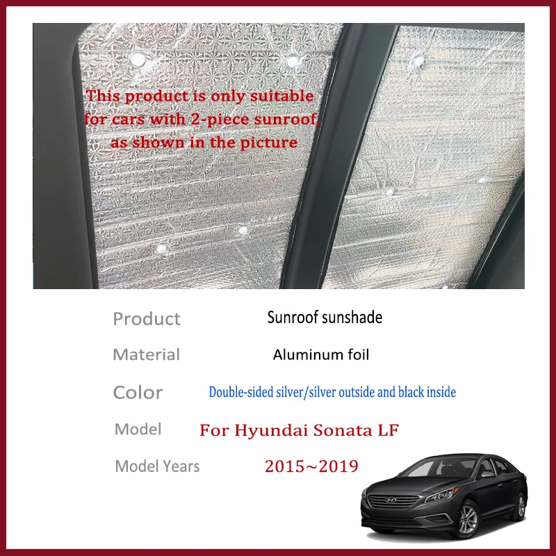Фото Автомобильный люк на крыше, солнцезащитные козырьки для Hyundai Sonata LF 2015 ~ 2019 2016 2017, авто люк на крыше, солнцезащитный крем, теплоизоляция, анти-УФ-аксессуары №2