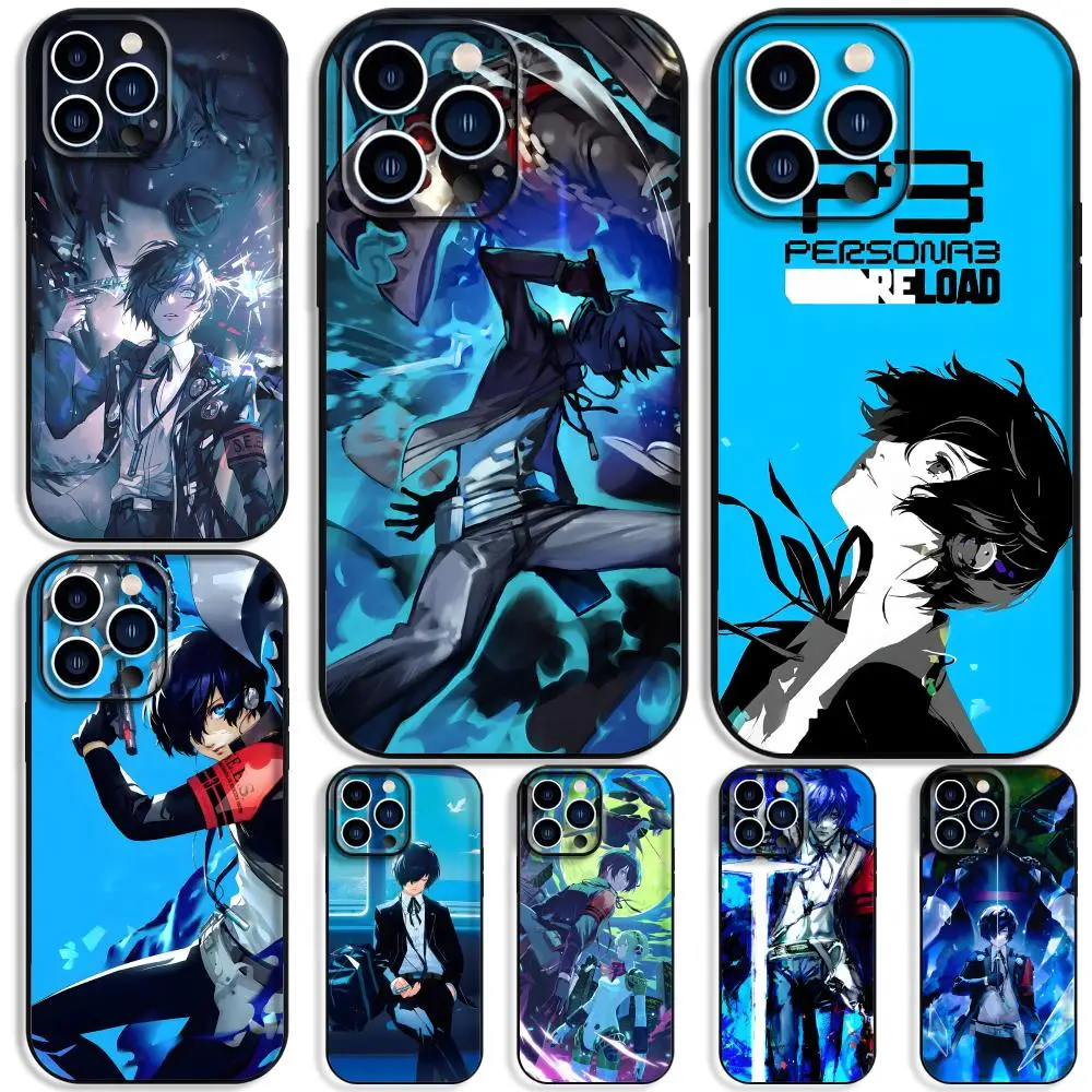 Фото Чехол для телефона Game Persona 3 R-Reload для iPhone 17e, 17, 16e, 16, 15, 14, 13, 12, 11 Pro Max, Mini, X, XR, XS Max, Air, Plus – Мягкий силиконовый чехол №1