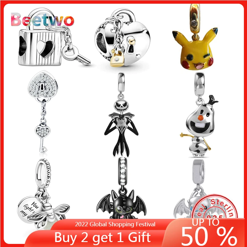 

Fit Original Vivara Charm silver color Bracelet Silver Color Castle Charm Blue Enamel Bead DIY Jewelry Berloque 2022