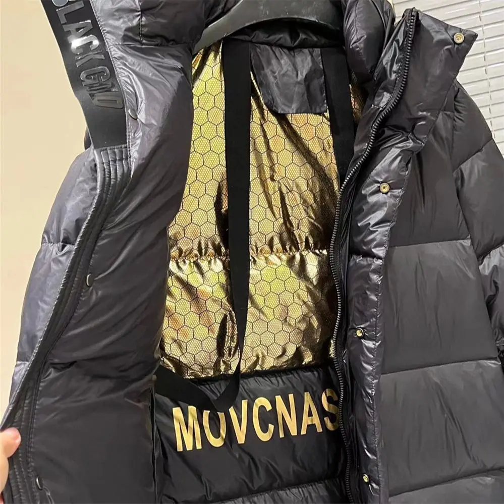 90% Goose Down Women's Down Jacket High Quality Thick Winter Thick Down Jacket Warm Long Hooded Cold Jacket