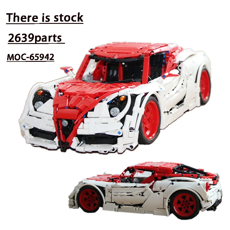 

Romeo 4C 2015 New Big Eyes T003MOC-65942 • 2639 деталей • техническая модель строительного блока подарок на день рождения для взрослых и детей