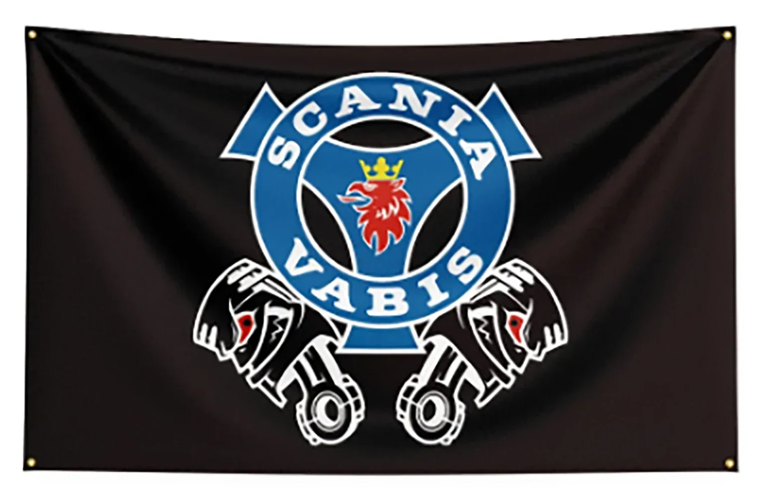Печатный флаг Scanias из полиэстера 90x150 см 3x5 футов