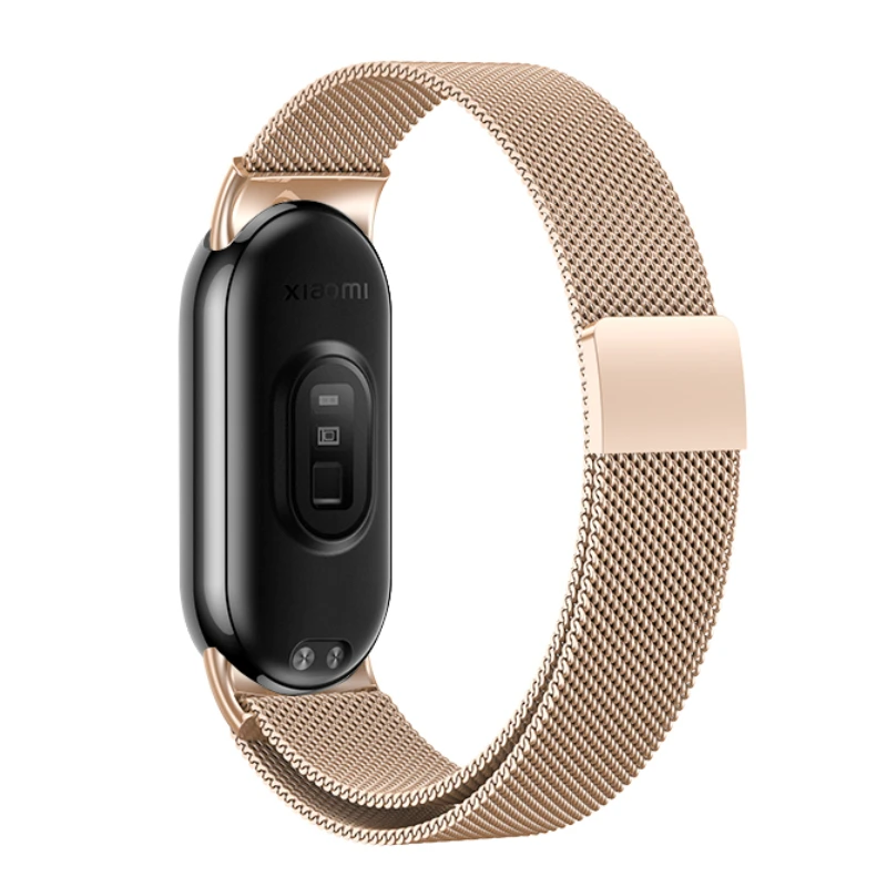 Milanese Loop Strap For Xiaomi Mi Band 8 Strap Miband 8 NFC Bracelet metal magnetic belt correa mi band 8 wristband accessories