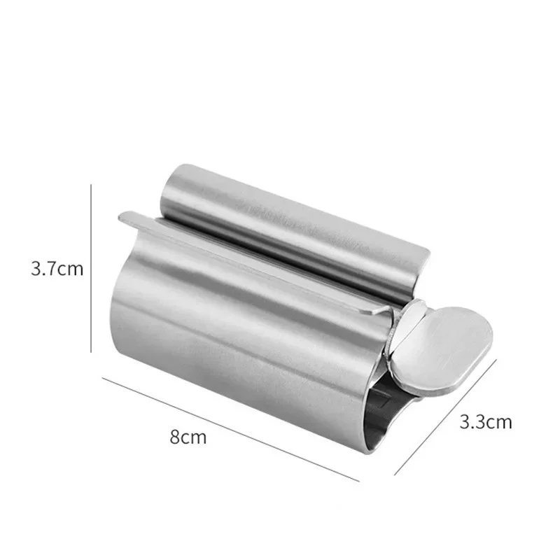 Creative Toothpaste Tube Squeezer Simple Roller Stainless Steel Labor Saving Wringer Cleanser Presser